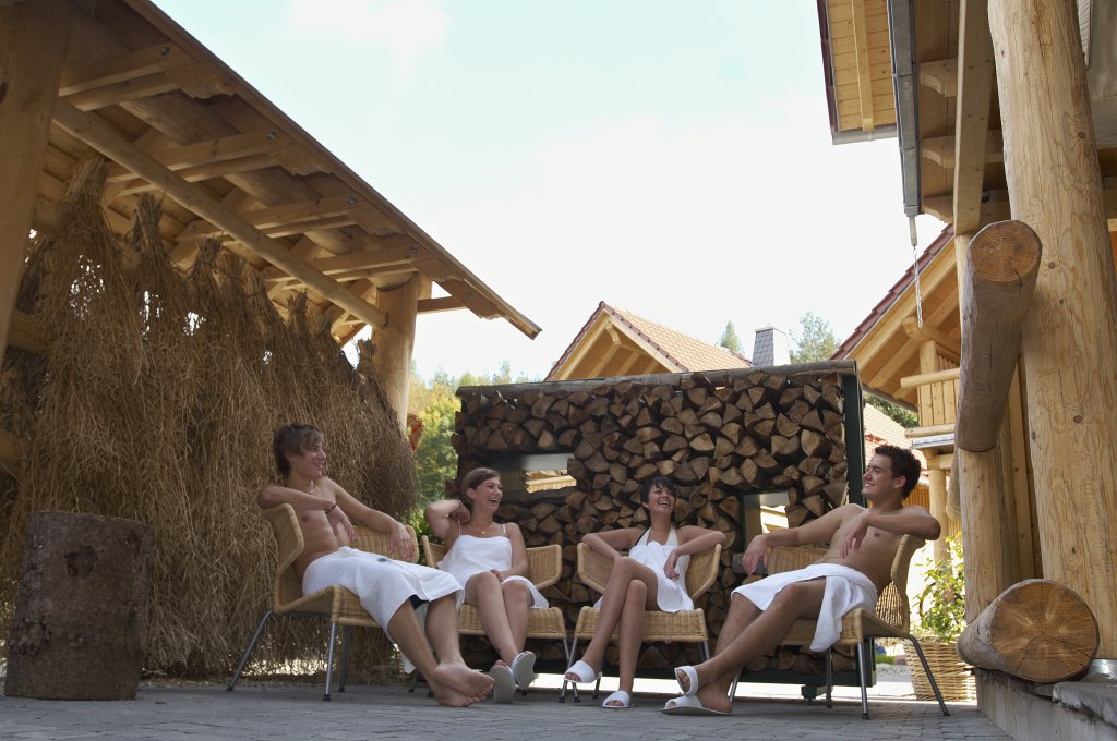 Wellness in der Saunawelt der Hessenmühle in Großenlüder